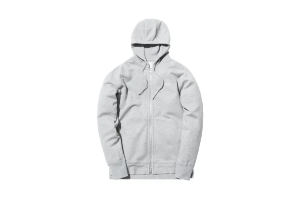 reigning champ x asics hooded sweatshirt grey - KITH-SHOP