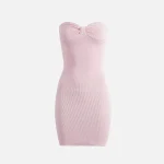 reina olga tigress master dress in baby pink - KITH-SHOP