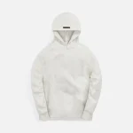 relaxed fit essentials hoodie light oatmeal - KITH-SHOP