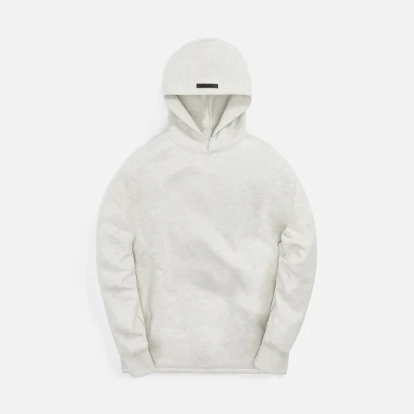 relaxed fit essentials hoodie light oatmeal - KITH-SHOP