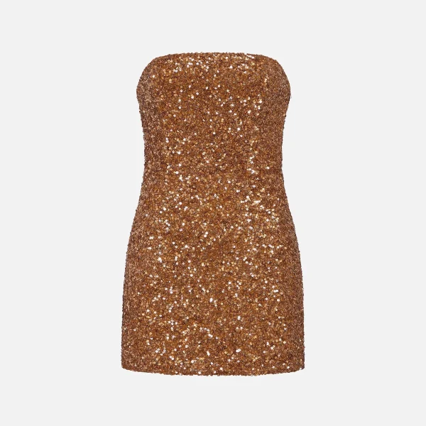 retrofete amber brown heather mini dress - KITH-SHOP