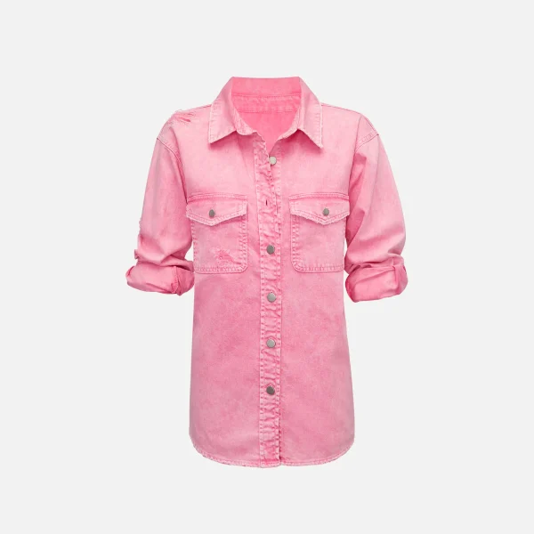 retrofete doreen vintage pink button up shirt - KITH-SHOP