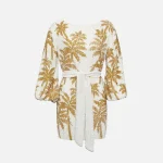 retrofete grace white palm print dress - KITH-SHOP