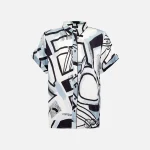 retrofete greda graffiti print shirt black and white - KITH-SHOP