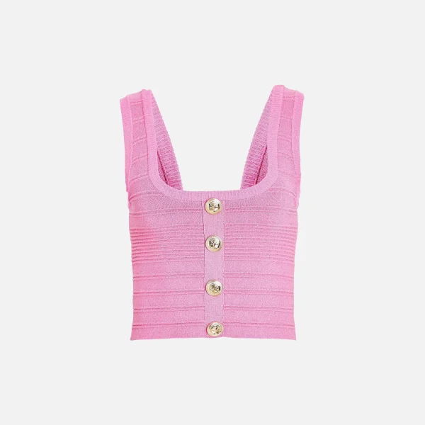 retrofete nella metallic candy pink top - KITH-SHOP