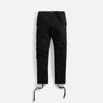 rhude black linen cargo pants stylish comfortable - KITH-SHOP