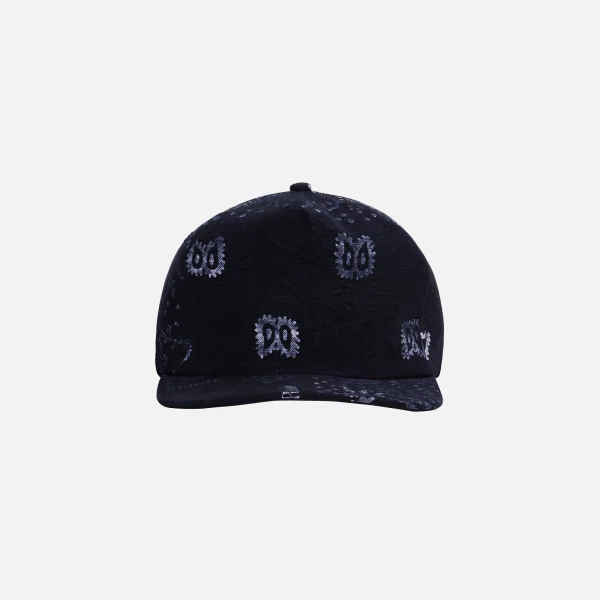 rhude black repurposed hat - KITH-SHOP