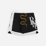 rhude black side logo short - KITH-SHOP