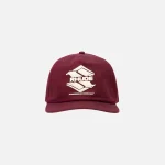 rhude burgundy double eagle embroidered baseball cap - KITH-SHOP