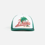 rhude green palms embroidered cap - KITH-SHOP