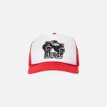 rhude malibu derby trucker hat red - KITH-SHOP