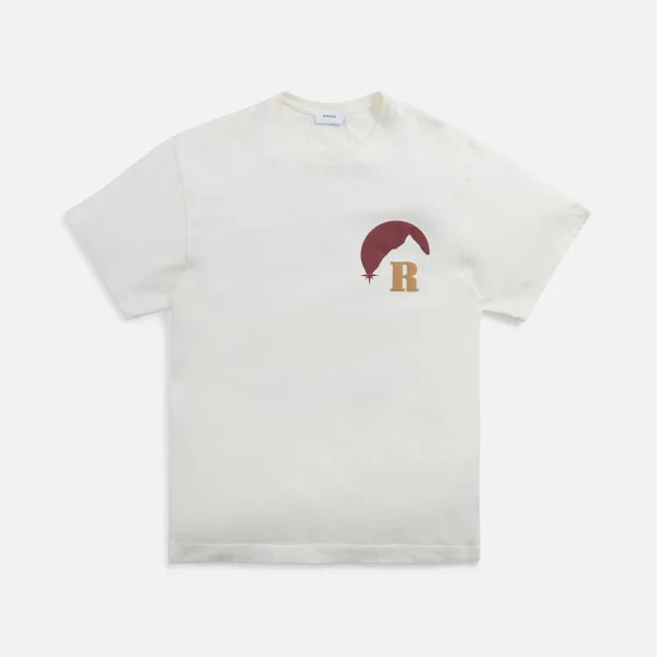 rhude moonlight vintage white tee - KITH-SHOP