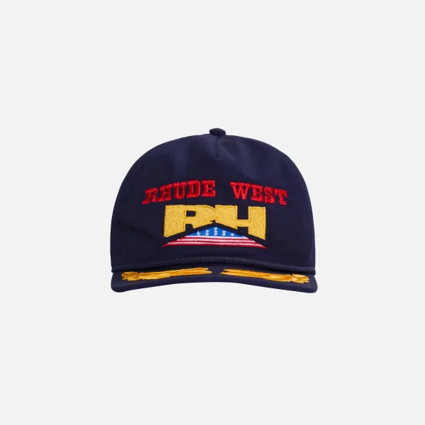 rhude navy wild west hat - KITH-SHOP