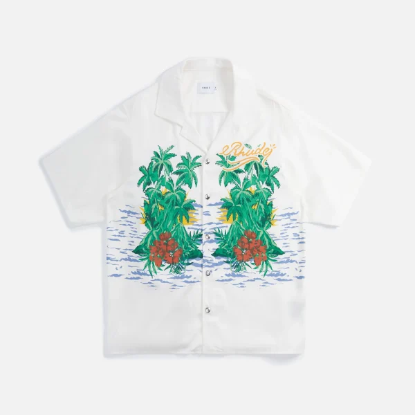 rhude off white palmas snap shirt - KITH-SHOP