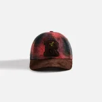 rhude r patch multi colored 6 panel flannel cap - KITH-SHOP