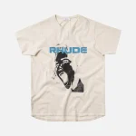 rhude scream graphic tee white - KITH-SHOP