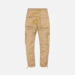 rhude tan classic cargo pants - KITH-SHOP