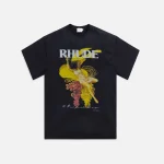 rhude vintage black a perfect day graphic tee - KITH-SHOP