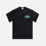 rhude vintage black racing crest graphic tee - KITH-SHOP