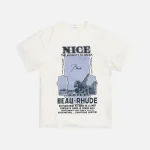 rhude white stylish casual shirt - KITH-SHOP