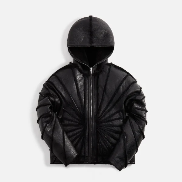 rick owens black sealed windbreaker - KITH-SHOP