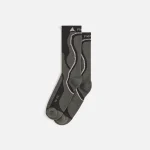 roa black mid calf socks - KITH-SHOP