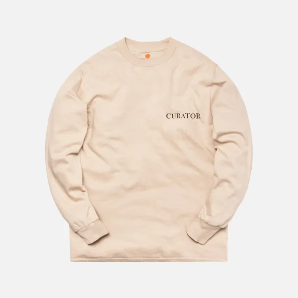 rokit curator long sleeve t shirt cream - KITH-SHOP