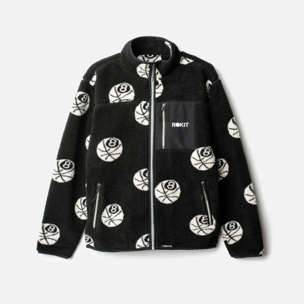 rokit misfit black jacket stylish outerwear for urban outfits - KITH-SHOP