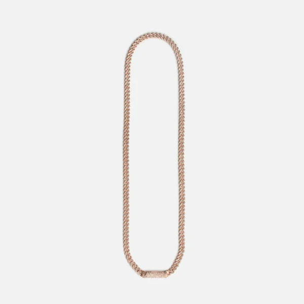 rose gold 22 inch baby cuban chain by greg yuna - KITH-SHOP