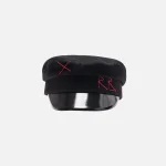 ruslan baginskiy wool boy cap classic black - KITH-SHOP