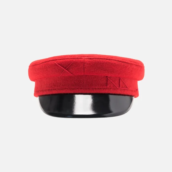 ruslan baginskiy wool boy cap in red - KITH-SHOP