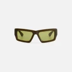 sabea acetate sunglasses zaytun warm olive lens - KITH-SHOP