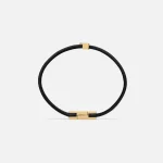 saint laurent black double strand bracelet - KITH-SHOP