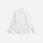 saint laurent cassandre poche brod e shirt chalk - KITH-SHOP