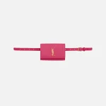 saint laurent kate fuschia belt bag - KITH-SHOP