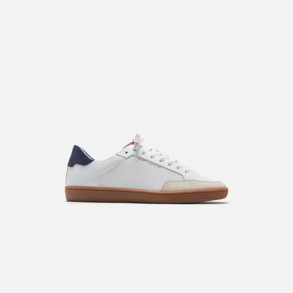 saint laurent low top white multi color sneakers - KITH-SHOP