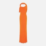 saint laurent orange madame jersey dress - KITH-SHOP