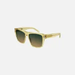 saint laurent oversized gradient lens sunglasses clear yellow - KITH-SHOP