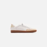 saint laurent white tan sl 10 low top sneakers - KITH-SHOP