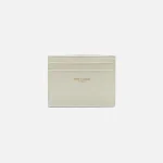 saint laurent ysl pcc 172y sl card holder in crema soft leather - KITH-SHOP