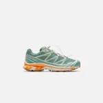 salomon women s xt 6 trail running shoes granite green aqua blazing orange - KITH-SHOP