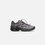 salomon xt 6 gtx hiking shoes black ebony lunar rock - KITH-SHOP