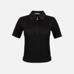 sandy liang black camper top - KITH-SHOP