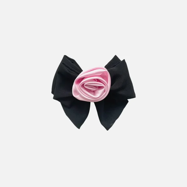 sandy liang pink corsage hair bow - KITH-SHOP