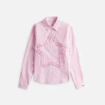 sandy liang pink multi sirius shirt - KITH-SHOP