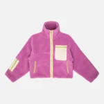 sandy liang ponyo fleece jacket soft pink - KITH-SHOP