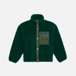 sandy liang x jansport fleece jacket green - KITH-SHOP