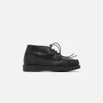 sebago x engineered garments black overlap mid shoes - KITH-SHOP