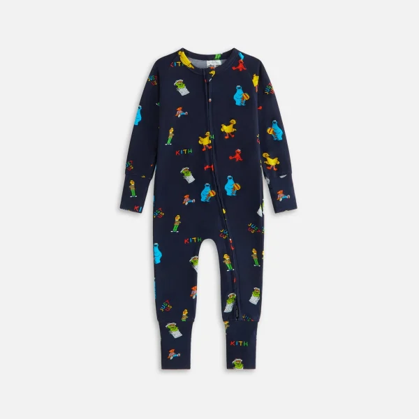 sesame street x kith baby nocturnal pajama coverall - KITH-SHOP