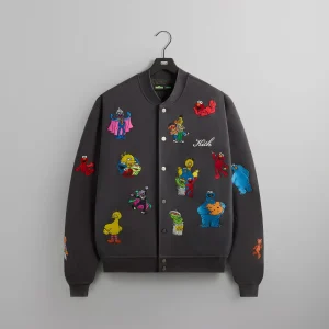 sesame street x kith marvin bomber jacket hematite edition - KITH-SHOP